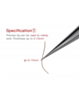 QianLi Mega-Idea Non-Magnetic Stainless Steel Tweezer BZ-A1 (0.1mm)
