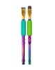 MIJING Pad Cleaning Sideburns Brush (2 Pcs)