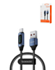 Toocki USB A-C Fast Charging Data Cable with Display (BLUE) (66W) (3ft) (Only Ground Shipping)