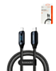 Toocki USB C-L Non-MFI Fast Charging Data Cable with Display (BLACK) (6ft) (20W) (Only Ground Shipping)