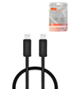 Toocki TPE USB C-C Super Fast Charging Data Cable (3ft) (100W) (BLACK) (Only Ground Shipping)
