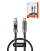 Toocki USB C-C Super Fast Charging Data Cable with Display (GRAY) (100W) (3ft) (Only Ground Shipping)