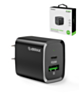 Esoulk USB C+A PD/QC Wall Adapter (20W) (BLACK) (Only Ground Shipping)