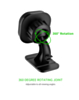 Esoulk Magnetic Stick On Car Holder (BLACK) (Only Ground Shipping)