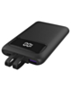 POMGEAR Power4Connect Rapid Charge Portable Power Bank with Digital Display (BLACK) (5000mAh) (Only Ground Shipping)