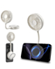 POMGEAR Bendable Magnetic Portable Fan (WHITE) (Only Ground Shipping)