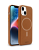 xBase Vegan Leather MagSafe Compatible Case for iPhone 15 (BROWN) (Only Ground Shipping)