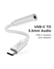 Urban by PowerPeak Sound Gear USB-C to AUX (3.5mm) (WHITE) (Only Ground Shipping)