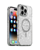 xBase by PowerPeak Sparkleline Series MagSafe Case (Silver Stripe) for iPhone 16 Pro Max (Only Ground Shipping)