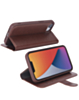 xBase Folio Exec Wallet Case for iPhone 16e / 17e (BROWN) (Only Ground Shipping)
