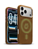 xBase by PowerPeak - Suede MagSafe Case for iPhone 17 Pro - (BROWN) (Only Ground Shipping)