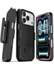 xBase by PowerPeak - Duraclip Series Combo Case MagSafe Belt Clip Holster - (BLACK) for iPhone 17 Pro Max (Only Ground Shipping)