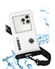 xBase by PowerPeak - Universal Waterproof Pouch with Crossbody Strap - (WHITE) (Only Ground Shipping)