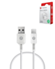 PowerPeak ECONOMY USB A-L Cable NON MFI (WHITE) (3ft) (12W) (Only Ground Shipping)