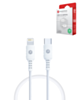 PowerPeak USB C-L Cable NON MFI (WHITE) (3ft) (18W) (Only Ground Shipping)