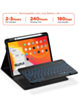 xBase Folio Case with Keyboard (BLACK) for iPad 10.2 Gen (7th / 8th / 9th) (Only Ground Shipping)