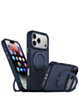 xBase by PowerPeak DuoHybrid with Kickstand MagSafe Protective Case (Navy Blue) for iPhone 17 Pro / 18 Pro (Only Ground Shipping)