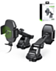 Esoulk Wireless Charger Car Holder (BLACK) (15W) (Only Ground Shipping)