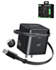 Esoulk Wall Charger Built-in Retractable with USB C Cable (BLACK) (65W) (Only Ground Shipping)
