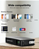 Esoulk Built-in Retractable Cable Power Bank (BLACK) (10000 mAh / 45W) (Only Ground Shipping)