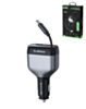 Esoulk USB C Car Charger (3ft) (81W) (GRAY) (Only Ground Shipping)