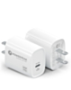 PowerPeak USB-C PD Wall Charger (WHITE) (20W) (Only Ground Shipping)