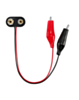iPhone 16 Series 9V Battery Snap to Alligator Clips Connection Wire (Pack of 3)