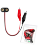 iPhone 16 Series 9V Battery Snap to Alligator Clips Connection Wire (Pack of 3)