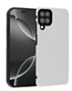 Full Cover New Design Silicone Case - WHITE for Galaxy A12 (Only Ground Shipping)