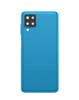Back Glass with Camera Lens and Adhesive for Galaxy A12 Nacho (A127 / 2021) (NO LOGO) (BLUE)