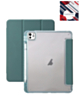 Smart Full Body Magnet Cover - DARK GREEN for iPad Air 13 2024 / Pro 12.9 (3rd / 4th / 5th / 6th) (Only Ground Shipping)