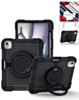 Multi-Functional Rugged Swivel Stand Case with Shoulder Strap (BLACK) for iPad Air 13 (2024 / 2025 / 2026) (Only Ground Shipping)
