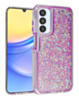 Shiny Hard Shockproof Transpalet Case - PURPLE for Galaxy A15 (Only Ground Shipping)