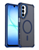 Dual Layer Electroplated Border Wireless Charging Case (DARK BLUE) for Galaxy A17 / A18 / A26 5G (Only Ground Shipping)