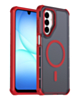 Dual Layer Electroplated Border Wireless Charging Case (RED) for Galaxy A17 / A18 / A26 5G (Only Ground Shipping)