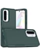 Galaxy A37 Dual Layers Shockproof Strong Case - DARK GREEN (Only Ground Shipping)
