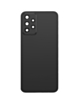 Back Glass with Camera Lens and Adhesive for Galaxy A72 (A725 / 2021) / A72 5G (A726 / 2021) (NO LOGO) (AWESOME BLACK)