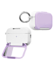 Creative Makeup Mirror Stand Holder Case (Light Purple) for AirPods 4 / 5 (Only Ground Shipping)