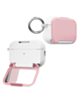Creative Makeup Mirror Stand Holder Case (Pink) for AirPods 4 / 5 (Only Ground Shipping)