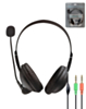 Bytech Media Headset with Microphone (BLACK) (Only Ground Shipping)