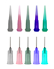 TT Tapered Plastic Dispensing Tips (Pack of 5) and Stainless Steel Blunt Dispensing Needles (Pack of 5) for Fluid Dispenser (14g / 16g / 18g / 20g / 21g)