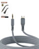 Silicone Wire USB-C to AUX (3ft) (Only Ground Shipping)