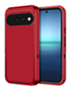 Heavy Duty Case for Google Pixel 9 / 10 / 11 / 9 Pro / 10 Pro / 11 Pro (Red & Black) (Only Ground Shipping)