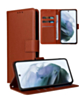 Google Pixel 9 / 9 Pro Leather Wallet Case with Card Slot - BROWN (Only Ground Shipping)