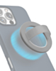 Silicone Magnetic Mount 360 Rotation Finger Smartphone Stand -GRAY (Only Ground Shipping)