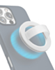 Silicone Magnetic Mount 360 Rotation Finger Smartphone Stand -WHITE (Only Ground Shipping)