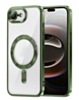 Shiny Wireless Charging Clear Case -GREEN for iPhone 7 (Only Ground Shipping)