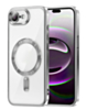 Shiny Wireless Charging Clear Case -SILVER for iPhone 7 (Only Ground Shipping)
