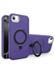Support Heavy Duty Case with Wireless Charging Kickstand (PURPLE) for iPhone 7 / 8 (Only Ground Shipping)