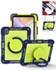 Multi-Functional Rugged Swivel Stand Case with Shoulder Strap (NAVY BLUE) for iPad 10 2022 (10.9") / iPad 11 (A16) (Only Ground Shipping)